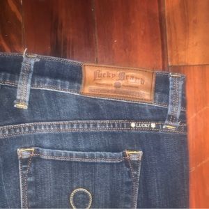 Women’s lucky Brand Sophia Mid Rise Boot Cut Jeans 10/30
